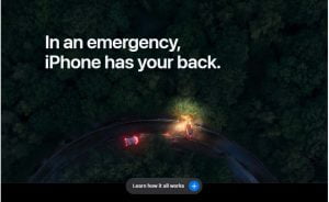 In an emergency, Iphone has your back