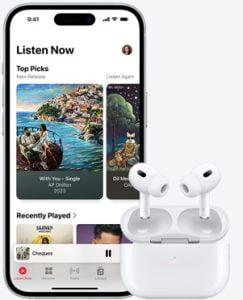 iPhone 15 - airpods